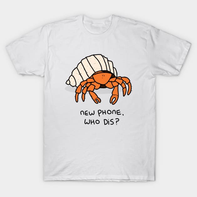 Grumpy Hermit Crab T-Shirt by grumpyanimals